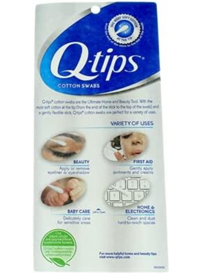 كيو-تيبس Q Tips Cotton Swab Size 625ct Q Tips Cotton Swab 625ct - Image 1